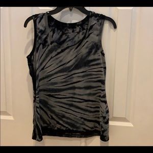 Black & White Tie Dye Tank